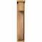 Ekena Millwork Del Monte Smooth Corbel w/Backplate, Western Red Cedar, 5 1/2"W x 12"D x 28"H COR06X12X28DEL01SWR - alternate 4